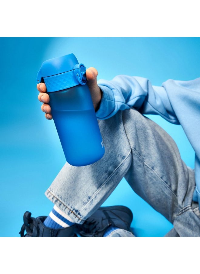 ion8 Ion8 Small Water Bottle, 350 ml/12 oz, Leak Proof, Easy to Open, Secure Lock, Dishwasher Safe, BPA Free, Carry Handle, Hygienic Flip Cover, Easy Clean, Odor Free, Carbon Neutral, Blue  - Image 2