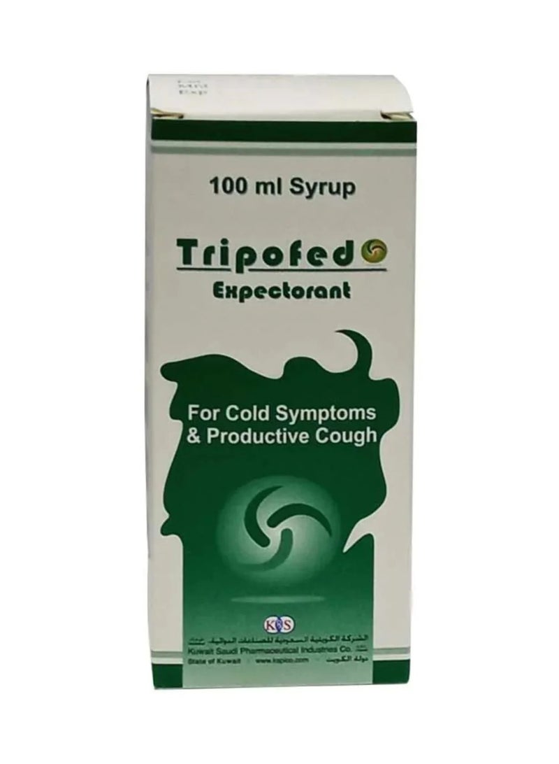 Kuwait Saudi Pharmaceutical Tripofed Expectorant Syrup 100 ml 