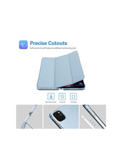 ProCase iPad Pro 11 Inch Case 2022/2021 / 2020/2018, Slim Stand Hard Back  Shell Smart Cover for iPad Pro 11 Inch 4th Generation 2022 / 3rd Gen 2021/  2nd Gen 2020 / 1st Gen 2018 -SkyBlue 