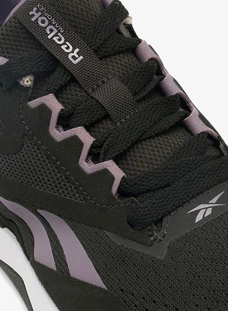 Reebok Washed Black/Purple Fusion/White Reebok Nanoflex TR 2 Women's Shoes for Women | Best Price UAE