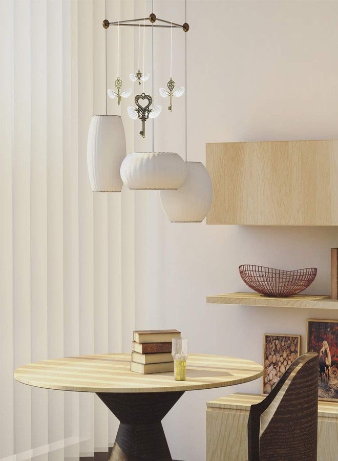 Waybas 46 PCS Antique Bronze Vintage Skeleton Keys Charms Potter Flying Keys Enchanted Key With 50 Pairs Dragonfly Wings and 105 Yards Fishing Line For Jewelry Making Necklace Crafts - Image 5