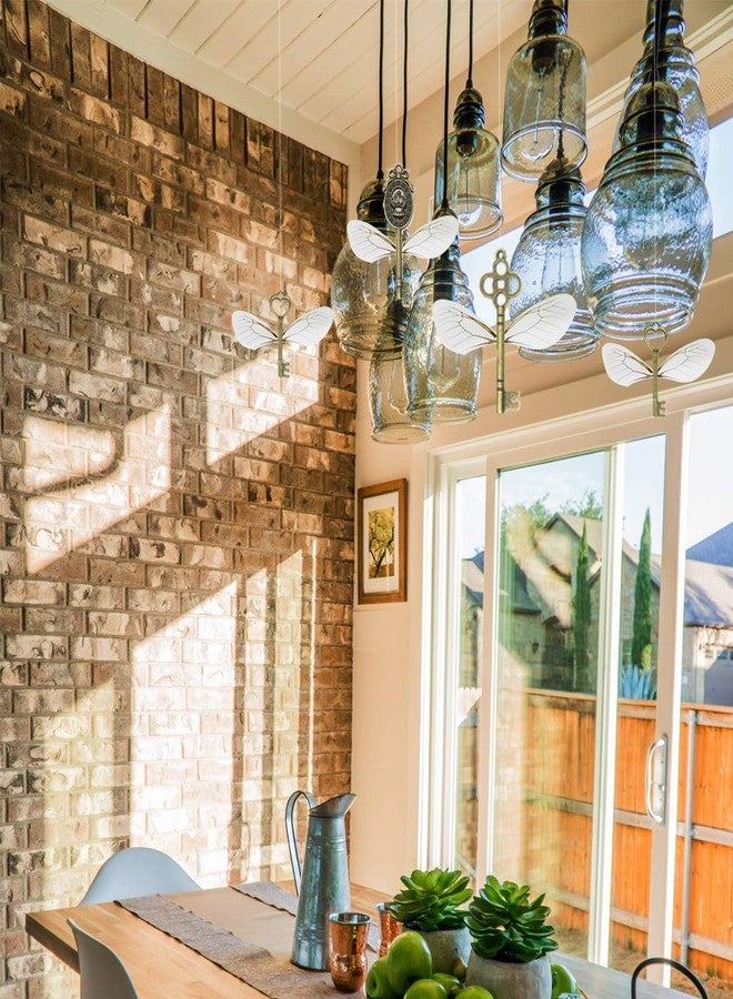 Waybas 46 PCS Antique Bronze Vintage Skeleton Keys Charms Potter Flying Keys Enchanted Key With 50 Pairs Dragonfly Wings and 105 Yards Fishing Line For Jewelry Making Necklace Crafts - Image 4