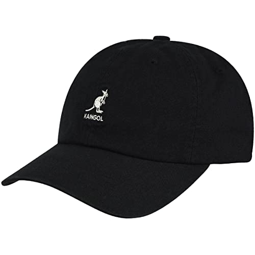 Kangol Washed Baseball - Black/1SFM Black, One Size - Image 1