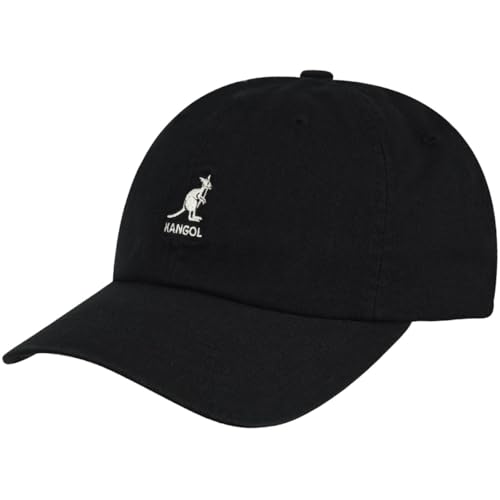 Kangol Washed Baseball - Black/1SFM Black, One Size - Image 3