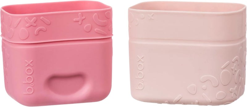 B.Box Silicone Snack Cup Set, Berry - 2 Pack - Image 1