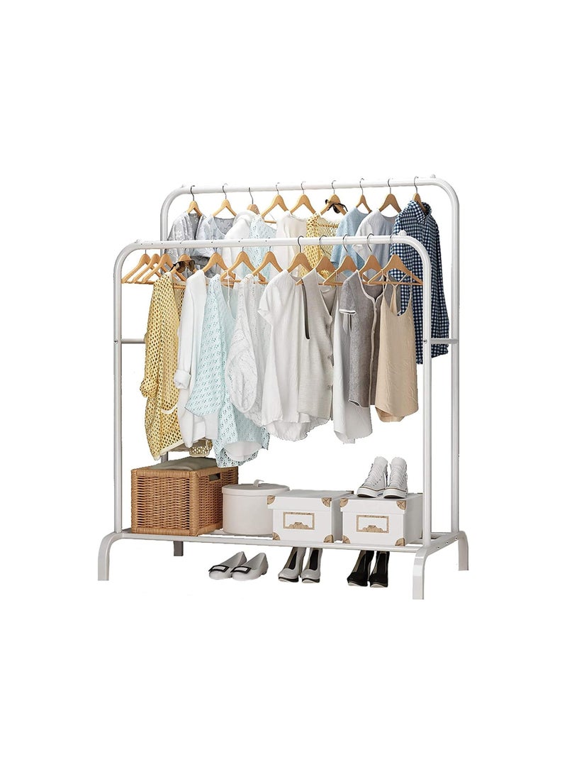 بلومنغ تايم رف ملابس معدني متعدد الوظائف مع رف - تنظيم الملابس وعرضها بأناقة - Image 1