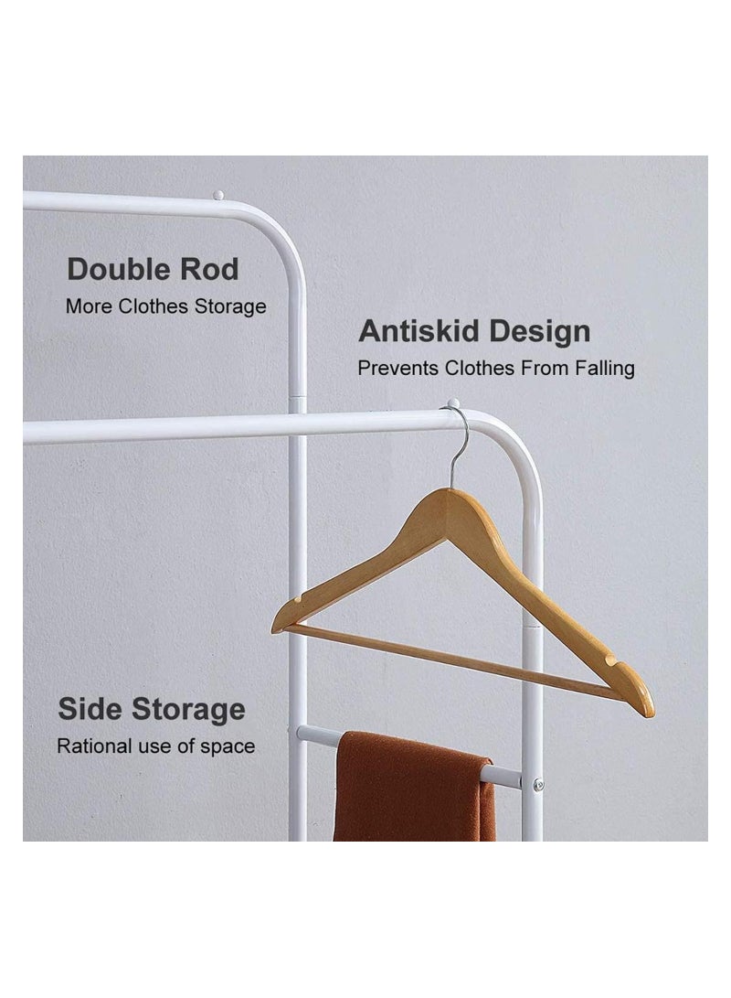 بلومنغ تايم رف ملابس معدني متعدد الوظائف مع رف - تنظيم الملابس وعرضها بأناقة - Image 5