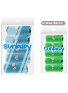 SunBaby حقيبة معطرة من صن بيبي، 5 قطع، ألوان متنوعة، Vd-Sb-Sbag-أزرق/أخضر 