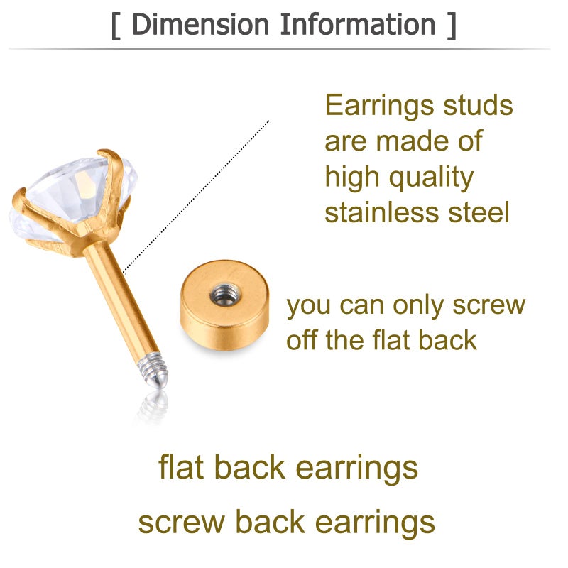 MODRSA Gold Cartilage Earring Helix Piercing Jewelry Hoop Stud 16 Gauge for Women Silver - Image 3