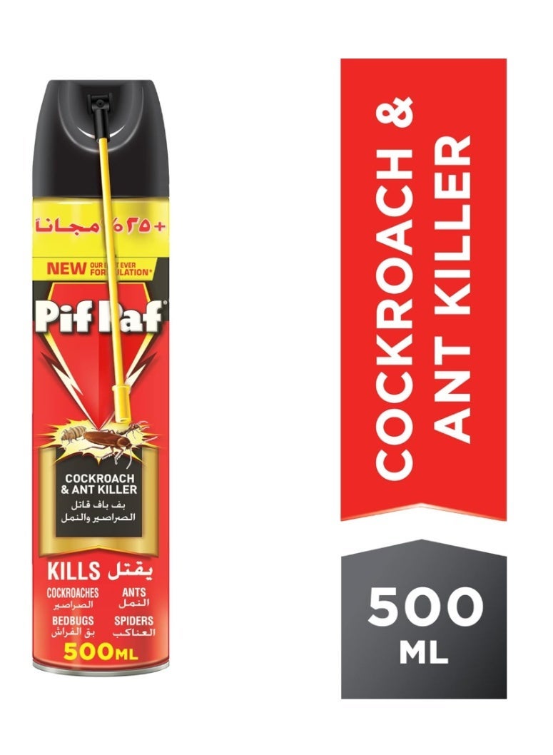 Pif Paf Cockroach & Ant Killer Spray 400 ml + 100 ml x 2 - Image 2
