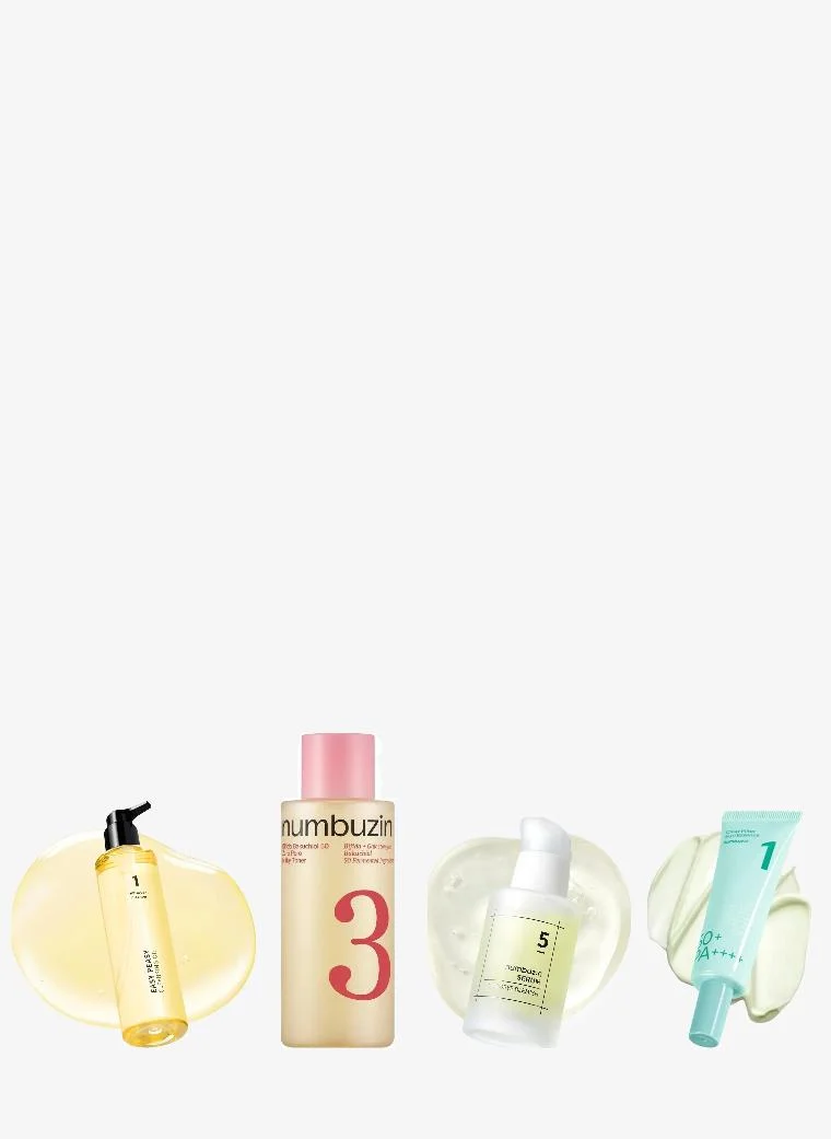 Numbuzin Numbuzin Essential Glow & Pore Care Skincare Set