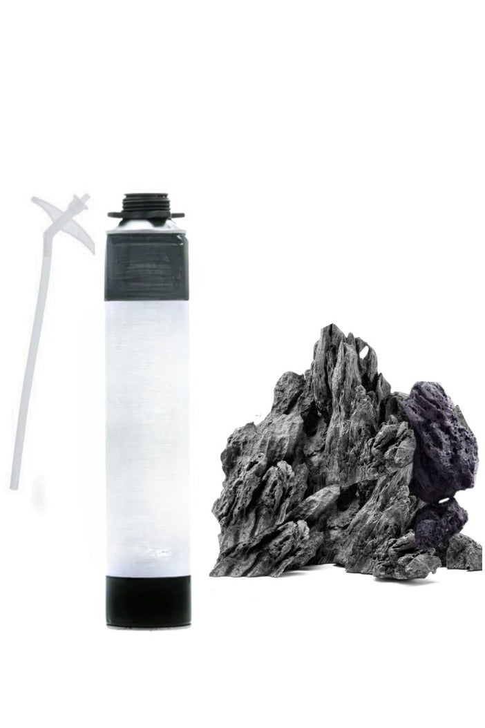 Foam Adhesive for Ecological Landscaping Aquarium Gray and Brown 900ml - Image 1