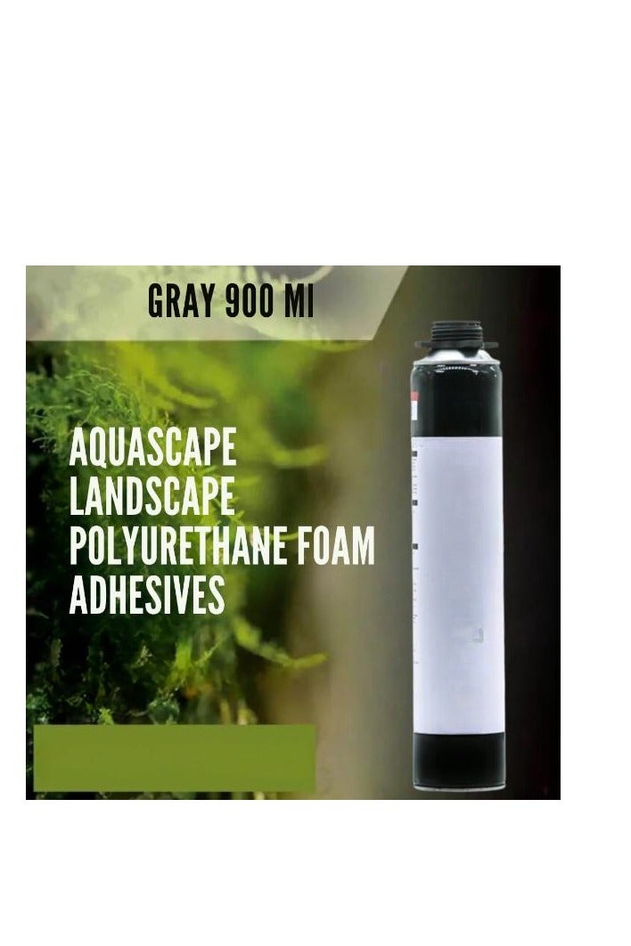 Foam Adhesive for Ecological Landscaping Aquarium Gray and Brown 900ml - Image 2