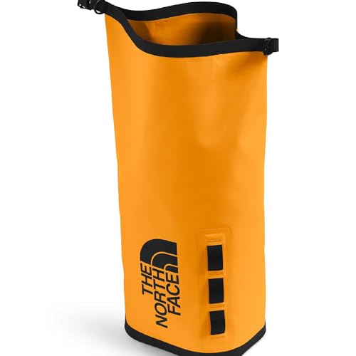The North Face Base Camp Dry Bag RollTop Waterproof Stuff Sack Ideal for Camping Gear Kayak Accessories Summit GoldTNF Black 18 Liters - Image 3