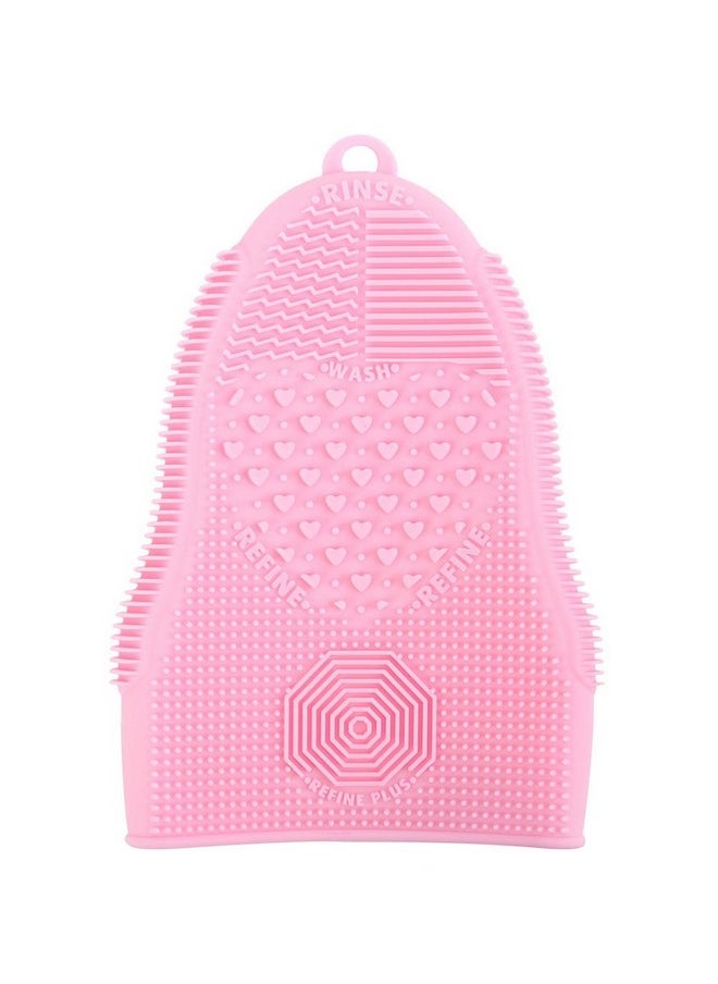 Makeup Brush Cleaner Mat Mitt Glove Silicone Cosmetic Cleaning Scrubber Tool For Face Brushes And Eye Brush Washing Pad Pink - pzsku/Z9E0463070535D28BA421Z/45/_/1724125728/d8bc5259-4459-4950-a86c-ed926dae12ab