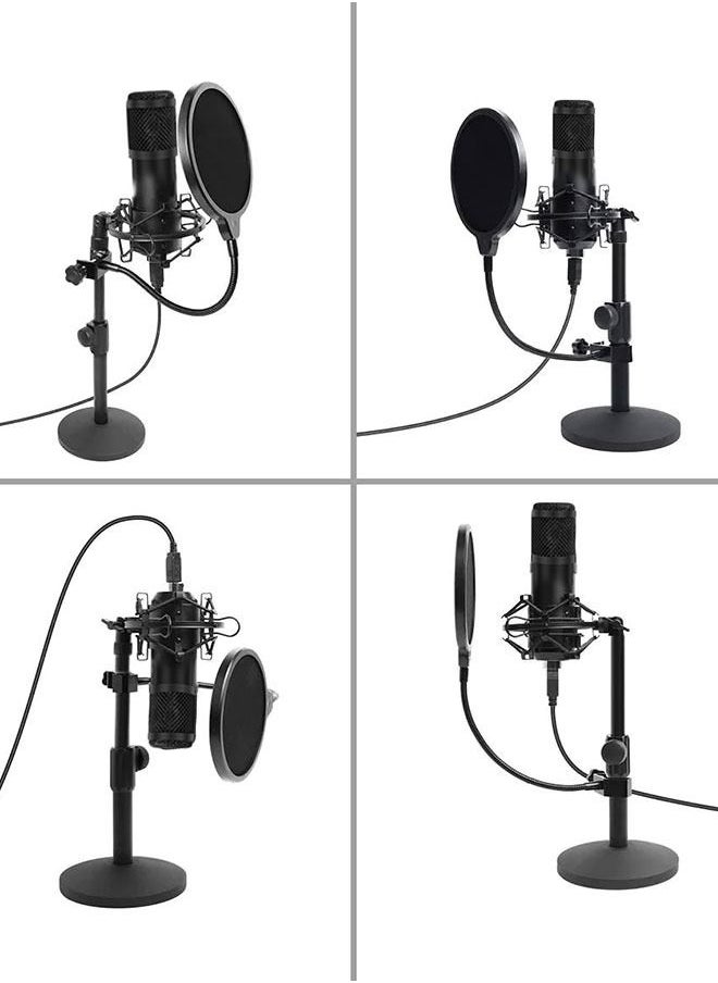 MARGOUN - Condenser Podcast PC Microphone Kit with Filter - Image 1