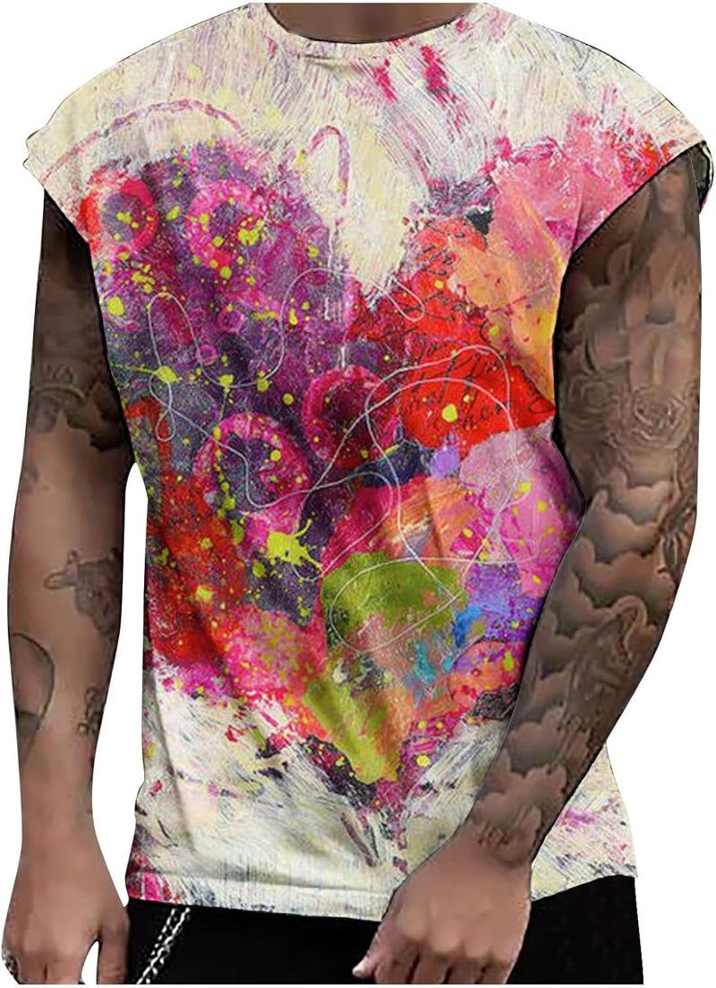 comfrt Mens 3D Hawaii Beach Tank Tops Summer Casual Outdoor Tanks Novelty Graphic Sleeveless Gym Muscle Quick Dry Tees - Image 1