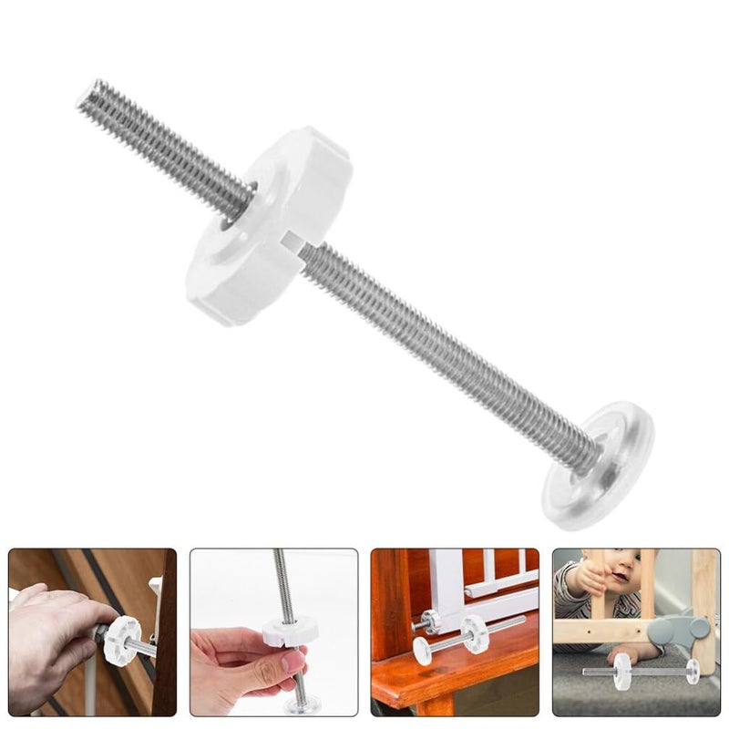 5 Pcs Gate Spindle Rods Extension Kit High Strength Screws For Pressure Mounted Pet Safety Gate - Image 4