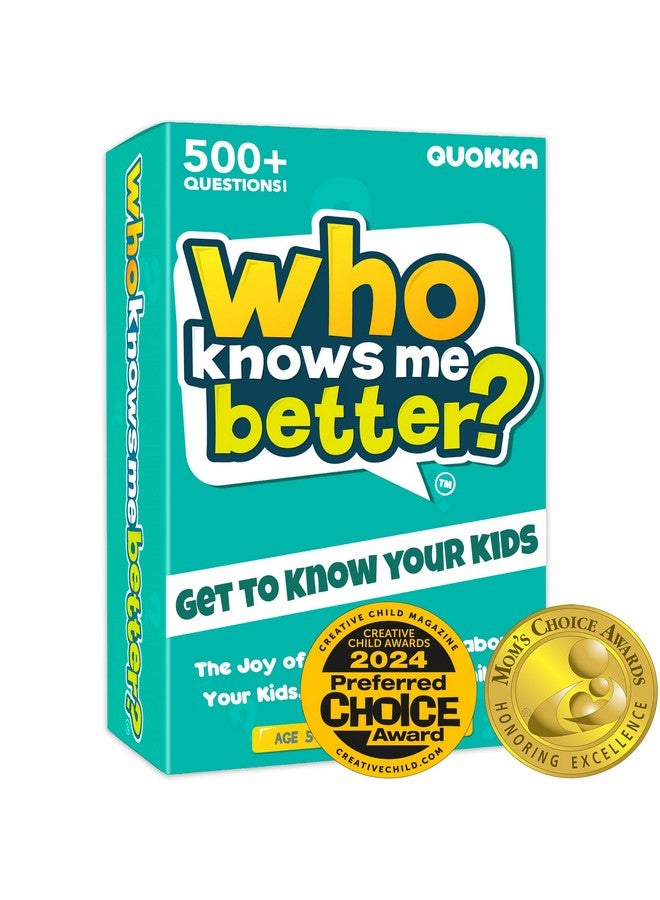 QUOKKA Who Knows Better? - Original - Family Card Trivia Game | Fun Learning & Educational Questions for Families | Suitable for Boys & Girls - Image 1