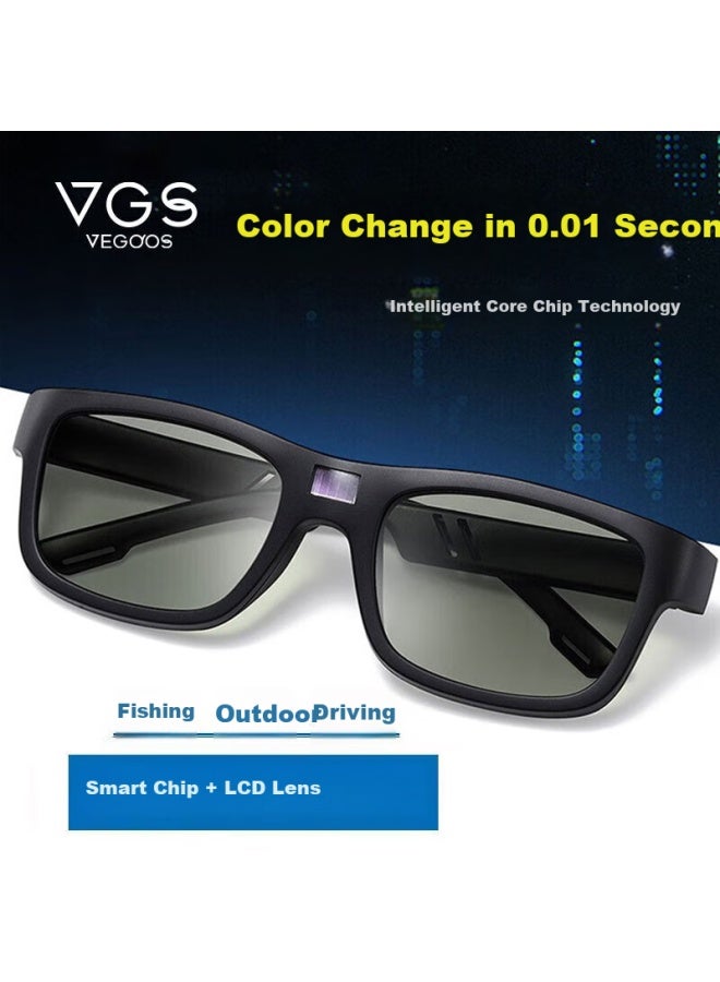 Vegoos Photochromic Polarized Sungl, Day And Night Use, Uv Protection, For Driving, Model 6266 - Image 1
