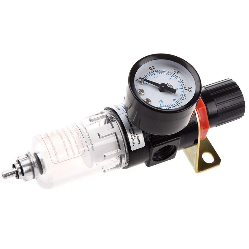 Compressor Wale Air Filter Regulator 14 AFR2000 Air Water Filter Separator Compressor Pressure Reducing Valve Oil Separator with Gauge  - Image 2