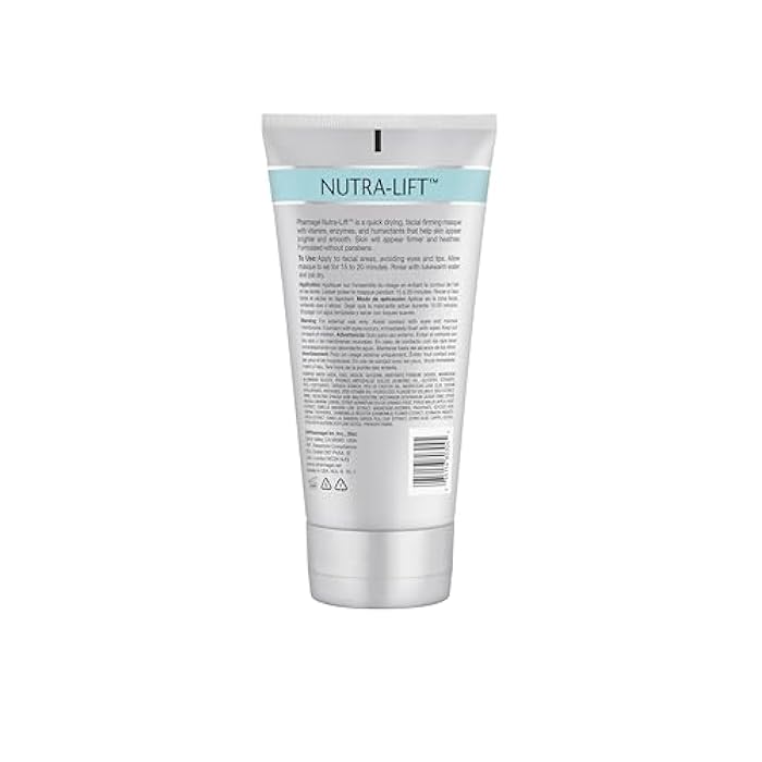 Pharmagel Nutra-Lift Facial Masque | Hydrating, Lifting, and Radiating Clay Mask | Facial Moisturizer - 6 oz. - Image 2