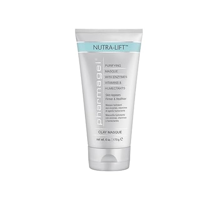 Pharmagel Nutra-Lift Facial Masque | Hydrating, Lifting, and Radiating Clay Mask | Facial Moisturizer - 6 oz. - Image 1