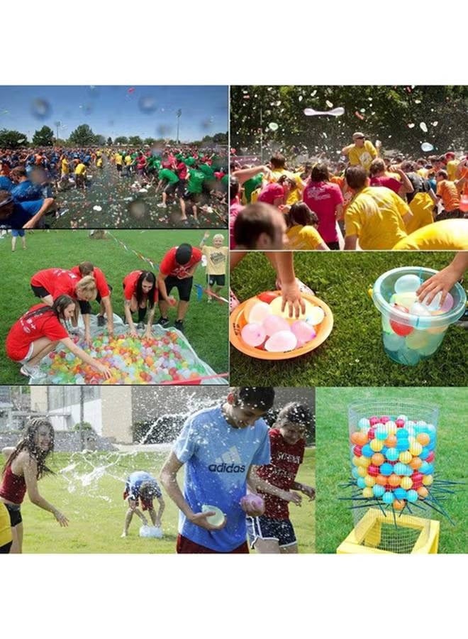 CYTHERIA Rapid-Fill Self-Tying Multi-Color Water Balloon Kit for Summer Outdoor Games & Pool Parties - Image 5
