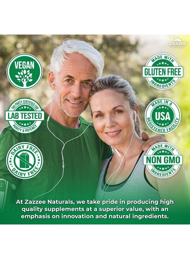 Zazzee زاززي كالسيم دي-غلوكارات بامتصاص عالي، 500 ملغ لكل كبسولة، 3 ملغ بايوبرين لتحسين الامتصاص، 100 كبسولة نباتية، بالإضافة إلى مستخلص البروكلي 10:1، 100% نباتي، CDG، طبيعي بالكامل وغير معدل وراثيًا - Image 5