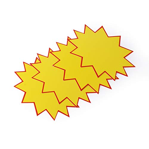 HRLORKC 200Pcs Blank Star Retail Sale Signs Sales Price Label Tags for Real Estate and Garage Sales, Fundraising, Stores, Commerce by HRLORKC - Image 3