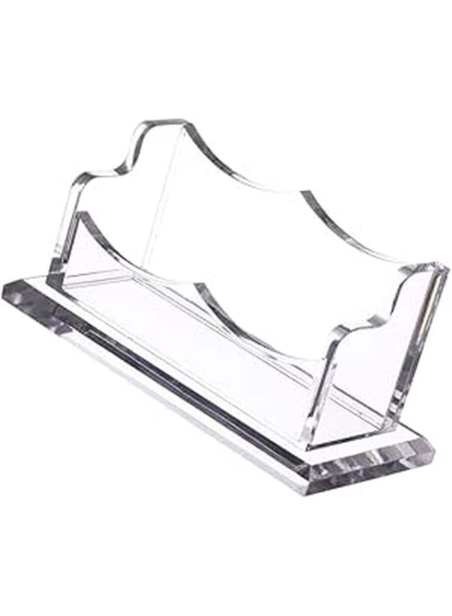ARTIBETTER Clear Acrylic Business Card Holder Desktop Name Card Storage Box Office Home - Image 1