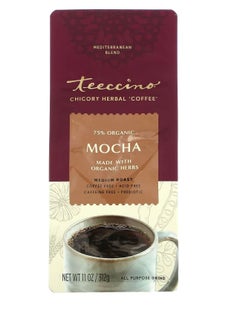 teeccino Chicory Herbal Coffee Mocha Medium Roast Caffeine Free 11 oz 312 g 
