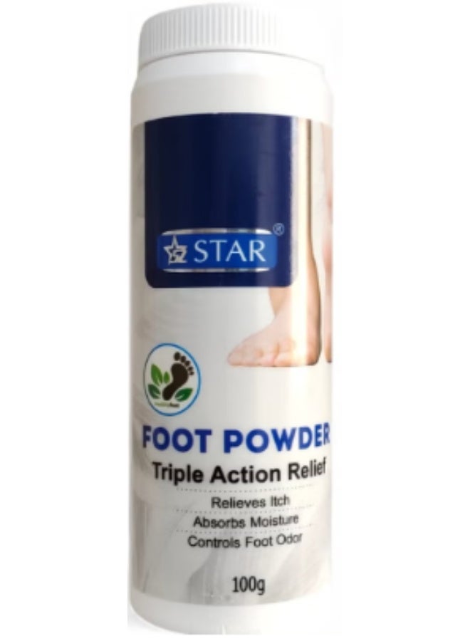 Foot Powder Triple Action Relief 100g