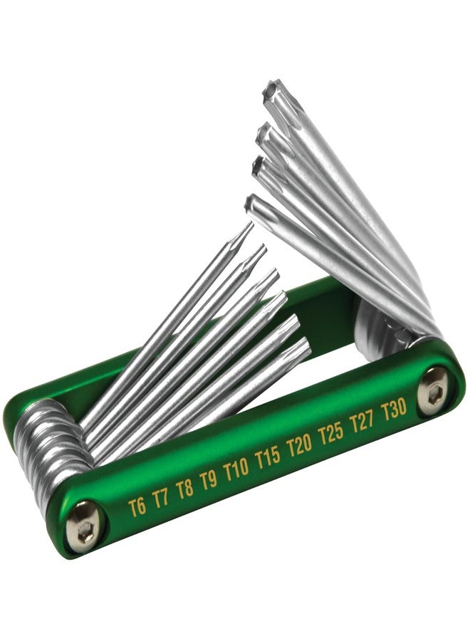 Performance Tool W9134 10pc Alum. Folding Star Hex Key - Image 2