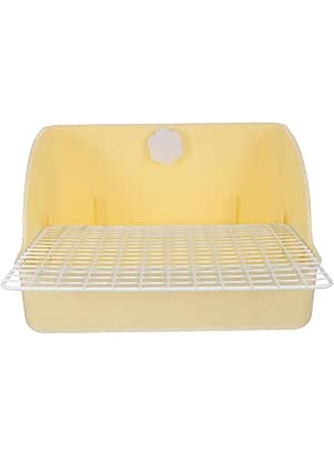 Large Bunny Litter Box Spacious Rabbit Potty Trainer Splash Prevention Easy Access For Guinea Pigs Hamsters - Image 1