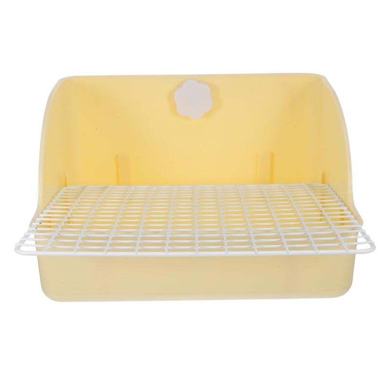 Large Bunny Litter Box Spacious Rabbit Potty Trainer Splash Prevention Easy Access For Guinea Pigs Hamsters - Image 2