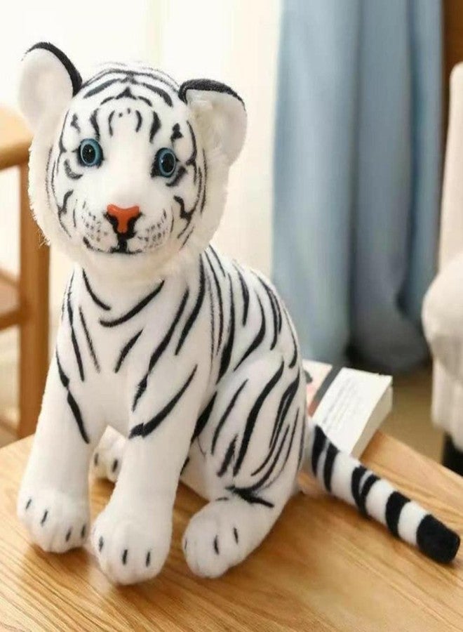Tickles Siberian White Tiger Soft Stuffed Plush Animal Toy for Kids Boys & Girls Birthday Gift (Color: White Size: 30 cm) - Image 1