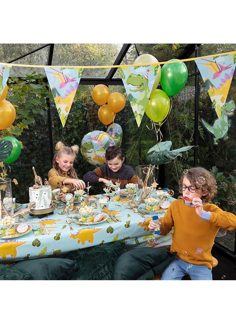 BOLAND Dino Party Pennant Garland Green Plastic 6m - Image 2