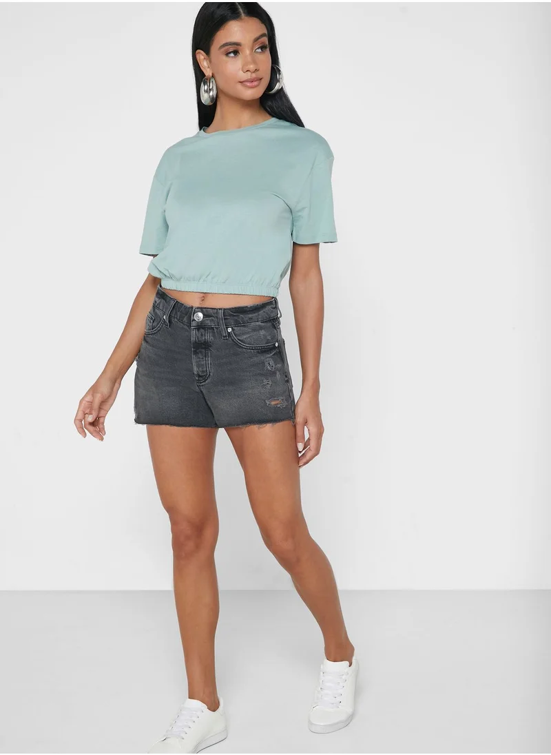 RIVER ISLAND Hannah Denim Shorts