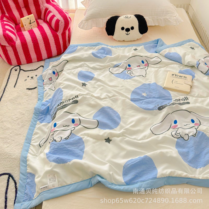 Sanrio Summer Cool Quilt Children'S Cartoon Quilt Cloud Small Cotton Air-Conditioning Quilt Children'S Nap Quilt Dormitory Single Double Quilt - Image 3