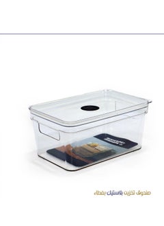 plastic storage box with lid