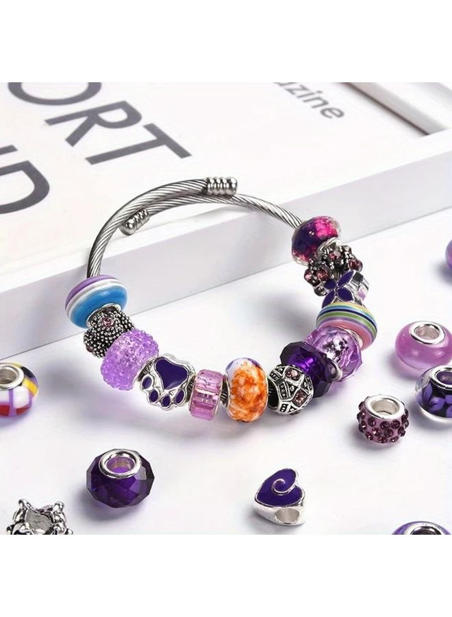 20pcs Large Hole Resin Beads Kit Black For Bracelet Necklace Jewelry Making - Image 2