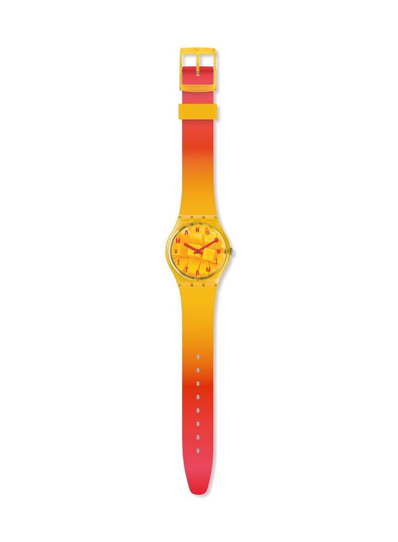 Swatch Women Coeur De Mangue Quartz Movement Water Resistant Wrist Watch - 41 Mm - Image 3
