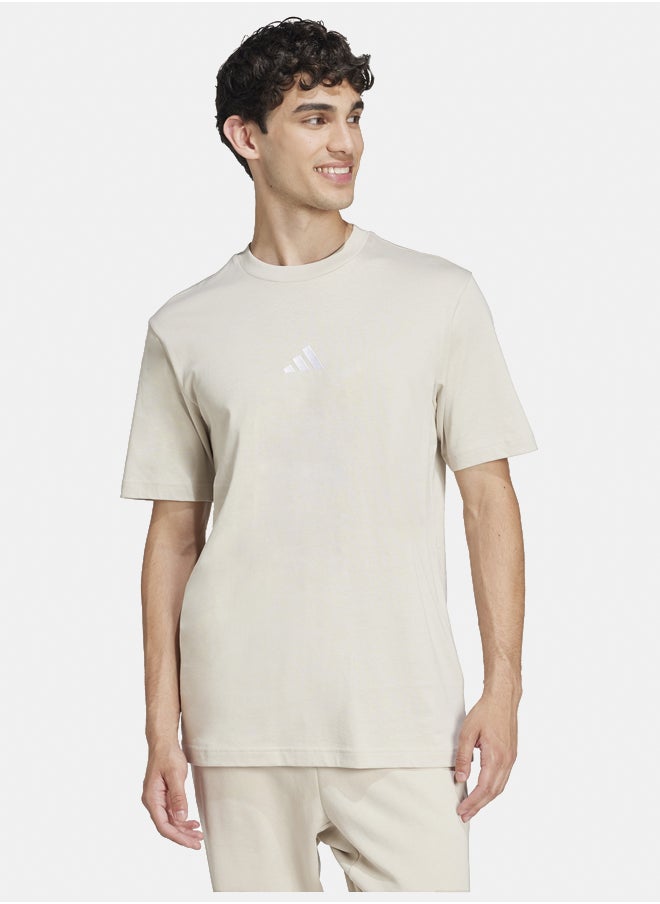 Adidas Essentials Small Logo Single Jersey T-Shirt  - Image 1
