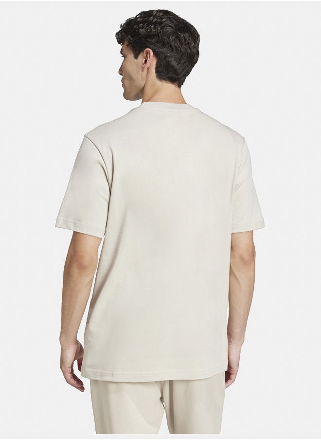 Adidas Essentials Small Logo Single Jersey T-Shirt  - Image 4