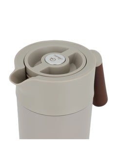 Alsaif Gallery Tara Cappuccino Thermos With Wooden Handle 1.2L  - Image 4