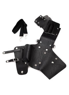 Y&D Scissor Holster, Barber Hip Bag, Multi Pockets Hairdressing Scissors Comb Hair Stylist Tools Leather Pouch Bag with Waist Shoulder Belt, Professional Salon Hairdresser Belt  - Image 5