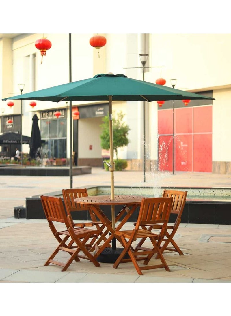 Yatai - Waterproof Parasol Umbrella With Base - Image 1