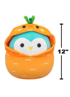 Squishmallows 12 inch Winston the Teal Owl in Caroleena Outfit , Officially Licensed Kellytoy Plush Toy, Colorful Soft Toy, Gift for Kids, Girls & Boys Washable Squishy Stuff Toy Multicolor All Age  - Image 5