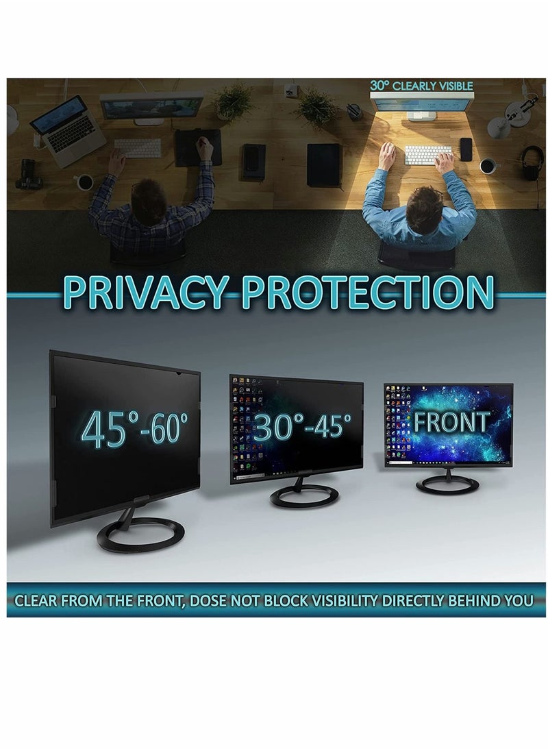 Generic - Screen Protector Privacy Screen Filter for 19 Inches Monitor Screen Measured Diagonally Computer Monitor Screen Protector Size is 16.1 inch 10.1 inches Anti Glare and Anti Blue Light Protection - Image 1